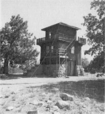 Illustration 189. Henness Ridge fire lookout. Photo by Robert C. Pavlik, 1984