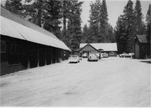 Illustration 197. Wawona maintenance yard, to east. Photo by Robert C. Pavlik, 1984