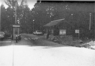 Illustration 207. South Entrance kiosk and office. Photo by Gary Higgins, 1984