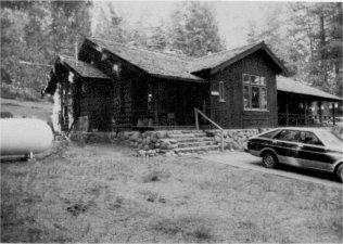 Illustration 210. South Entrance ranger station/residence. Photos by Robert C. Pavlik and Gary Higgins, 1984