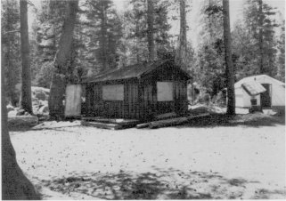 Illustration 242. Wrangler’s cabin, White Wolf Lodge. Photo by Jo Wabeh, 1986