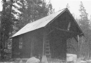 Illustration 257. Snow Flat snow survey/patrol cabin. Photo by Robert C. Pavlik, 1984