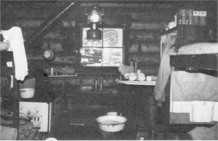 Illustration 260. Interior of Sachse Springs cabin. Photos by Paul Cloyd, 1986