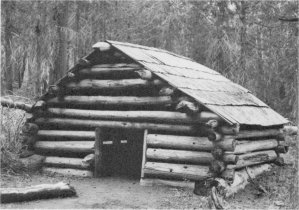 Illustration 34. McGurk Meadow cabin, to southeast. Photo by Robert C. Pavlik, 1984