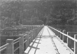 Illustration 64. Lake Eleanor Dam, view to west. Photo by Robert C. Pavlik, 1984