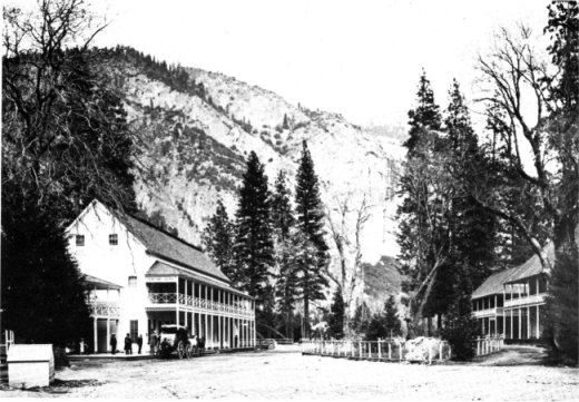 Illustration 9. Sentinel Hotel, late 1890s. Postcard published by Flying Spur Press, Yosemite, California