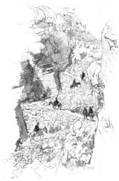 Stairway of Clouds' Rest Trail (from 'The Treasures of the Yosemite', Century magazine, August, 1890)