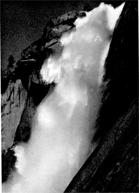 There is a sense of power and excitement about the Nevada Falls which is tremendously exhilarating. By Ansel Adams