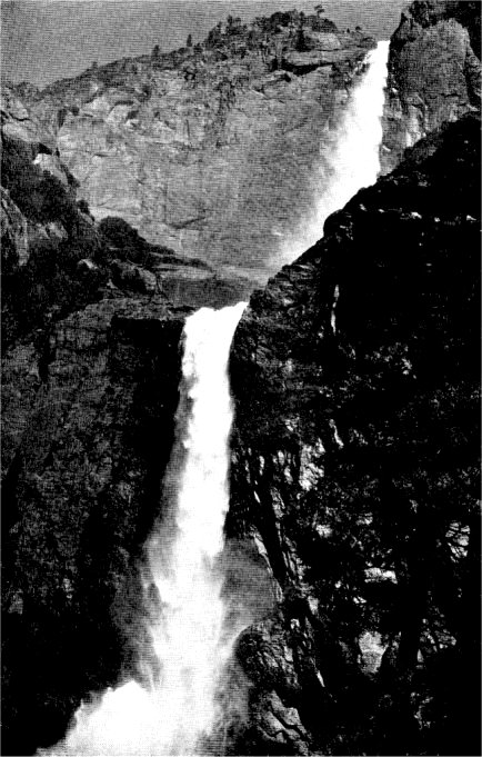 Yosemite Falls is not only one of the highest in the world, but one of the most beautiful. By Ansel Adams