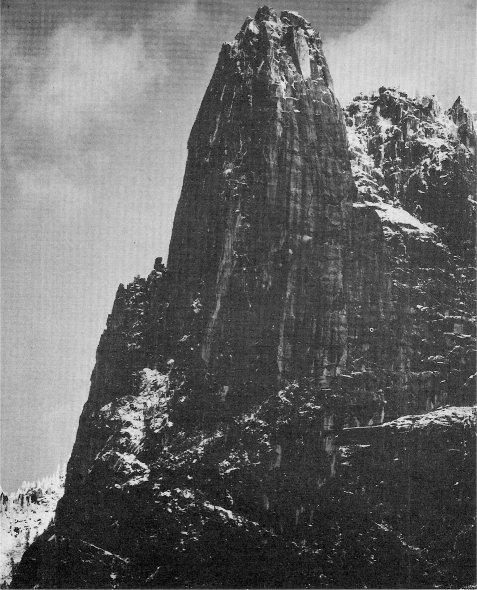 Sentinel Rock, Yosemite Volley. By Ansel Adams
