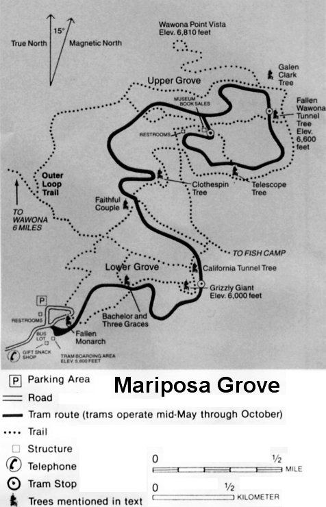 yosemite national park map. Yosemite National Park