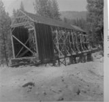 Wawona Bridge Restoration, 1957