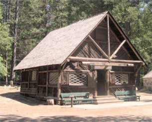 Wells Fargo station, outside view